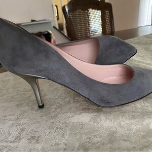 Kate spade grey suede heels